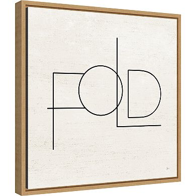 Amanti Art Wash Dry Fold III Laundry Framed Canvas Print