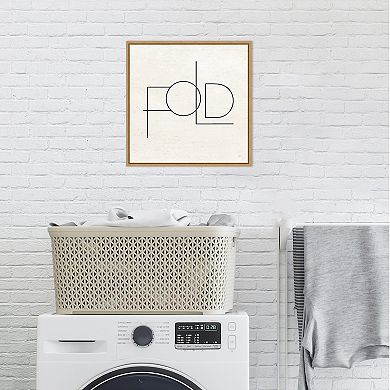 Amanti Art Wash Dry Fold III Laundry Framed Canvas Print