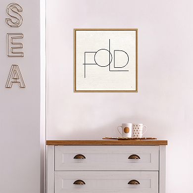 Amanti Art Wash Dry Fold III Laundry Framed Canvas Print