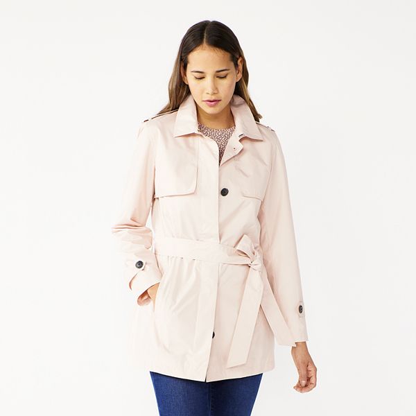 Kohls womens outlet trench coat