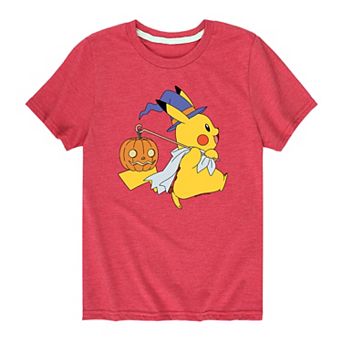 Boys 8-20 Nintendo Pokémon Halloween Pikachu Trick or Treat Tee
