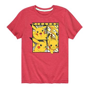Boys 8-20 Pokémon Pikachu Poses Tee