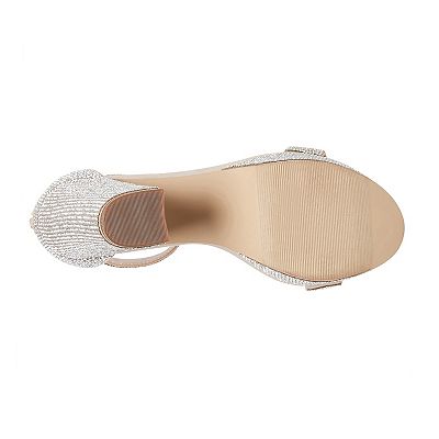 Madden girl siren rhinestone platform sandals deals