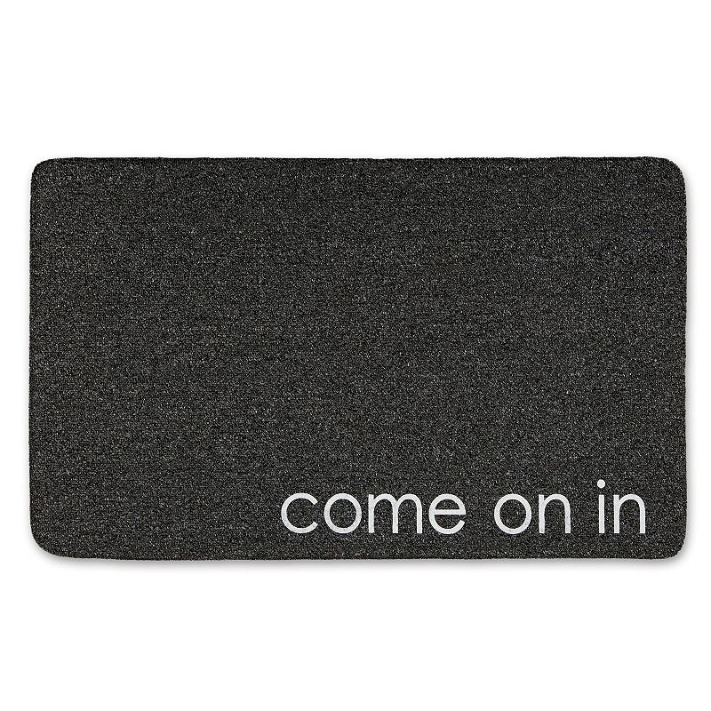 Home Dynamix Mia Come On In Indoor Outdoor Mat - 18 x 30, Brown Over, 1