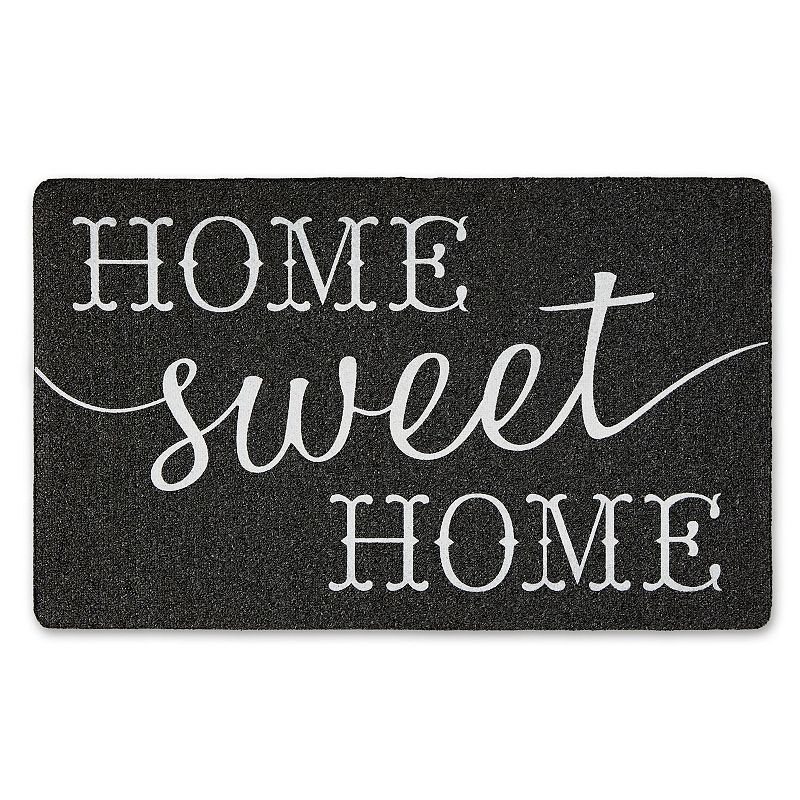 Home Dynamix Mia Home Sweet Home Indoor Outdoor Mat - 18 x 30, Brown Ov
