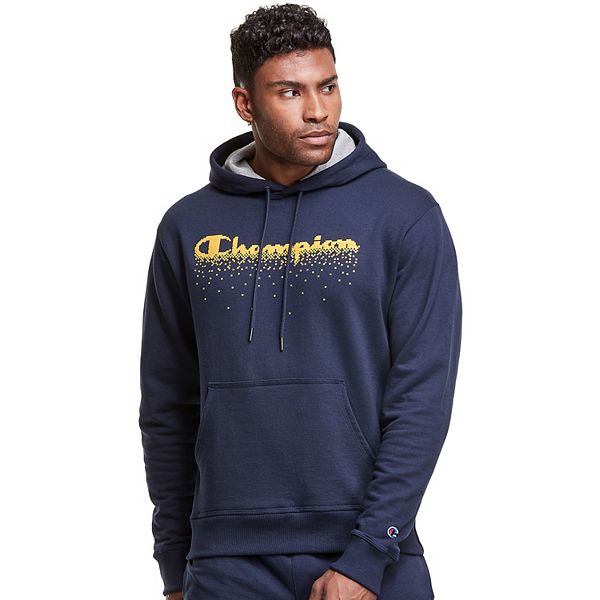 Men s Champion Pixelated Graphic Powerblend Fleece Hoodie