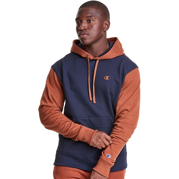 Men s Champion Colorblock Powerblend Fleece Hoodie