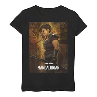 Girls 3-16 Star Wars The Mandalorian Cara Dune Poster Tee