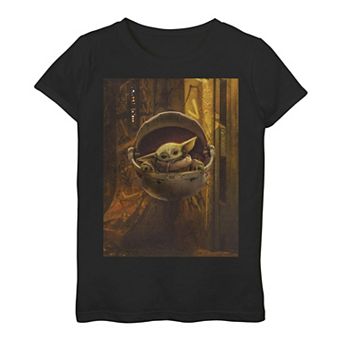 Girls 3-16 Star Wars The Mandalorian The Child AKA Baby Yoda Poster Tee