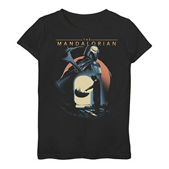 Girls 3-16 Star Wars The Mandalorian First Encounter Poster Tee