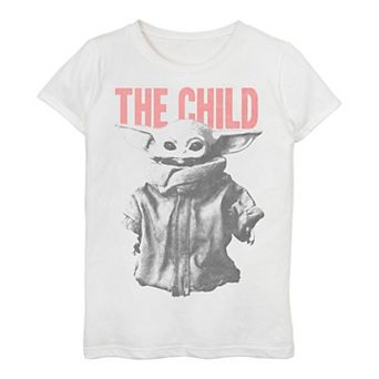 Girls 3-16 Star Wars The Mandalorian Poster Child AKA Baby Yoda Tee