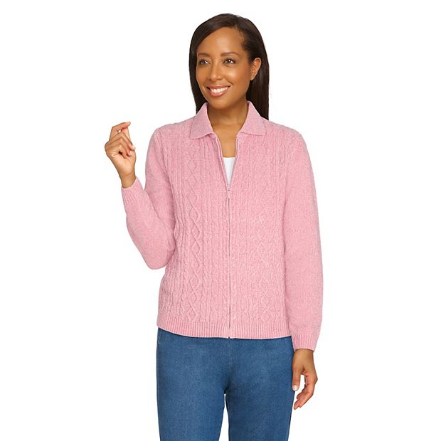 Alfred dunner 2025 chenille cardigan