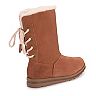 MUK LUKS Women's Ziggy Rodeo Boots - Genuine Wool Lined, Memory Foam Insole, Water Resistant, Indoor/Outdoor