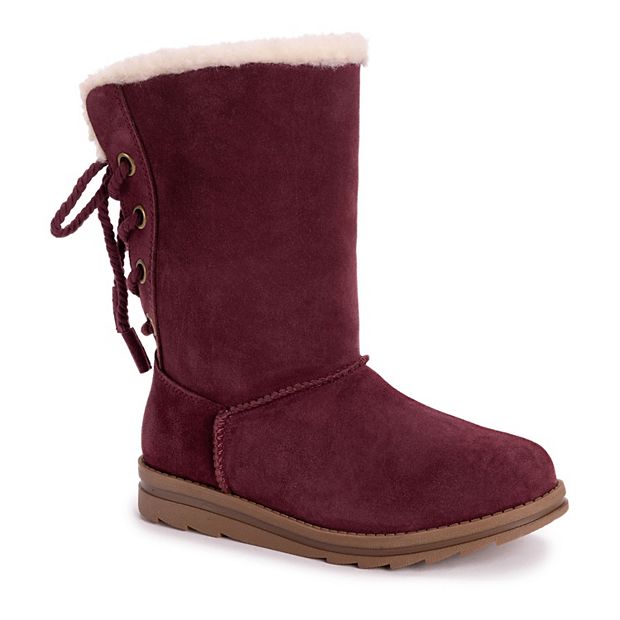 Kohls burgundy boots sale