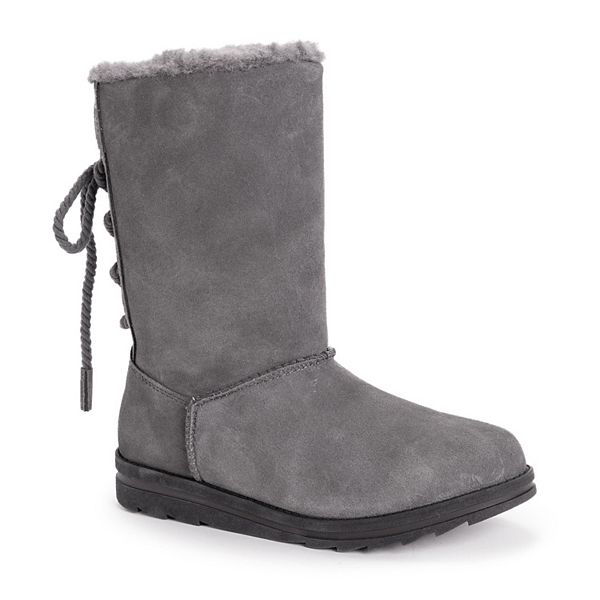 MUK LUKS Women's Ziggy Rodeo BootsDark Grey 7.5 BrickSeek