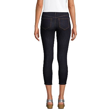  Women's Tall Lands' End Stretch High-Rise Skinny Crop Jeggings