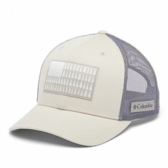 Men's Columbia Tree American Flag Mesh Snapback Cap