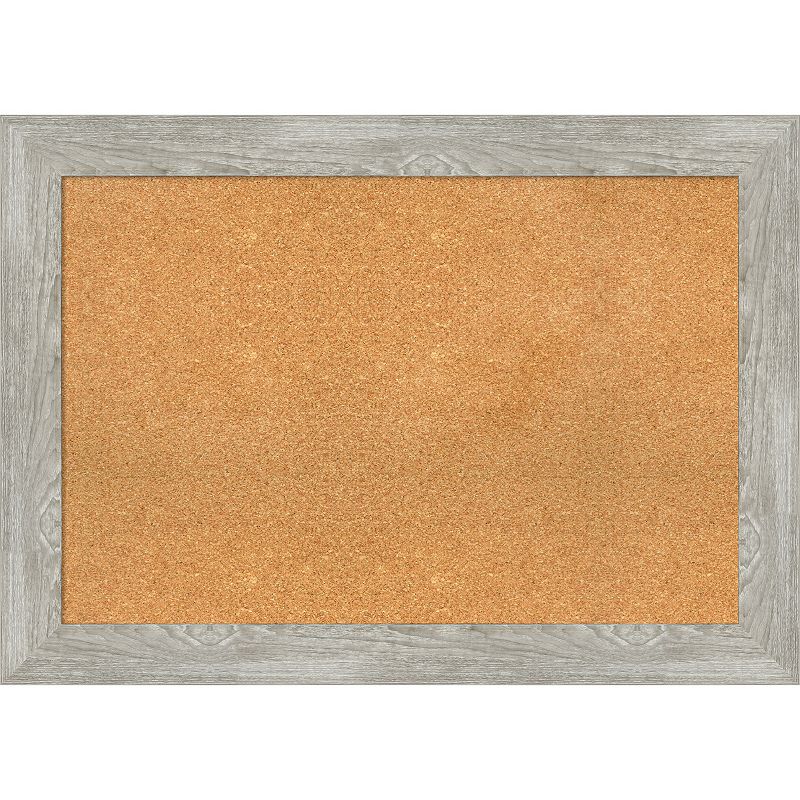 46571297 Amanti Art Dove Graywash Framed Cork Board Wall De sku 46571297