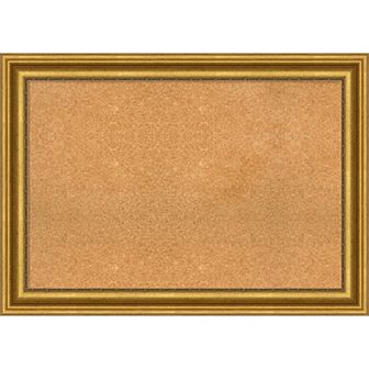 Amanti Art Parlor Gold Finish Framed Cork Board Wall Decor
