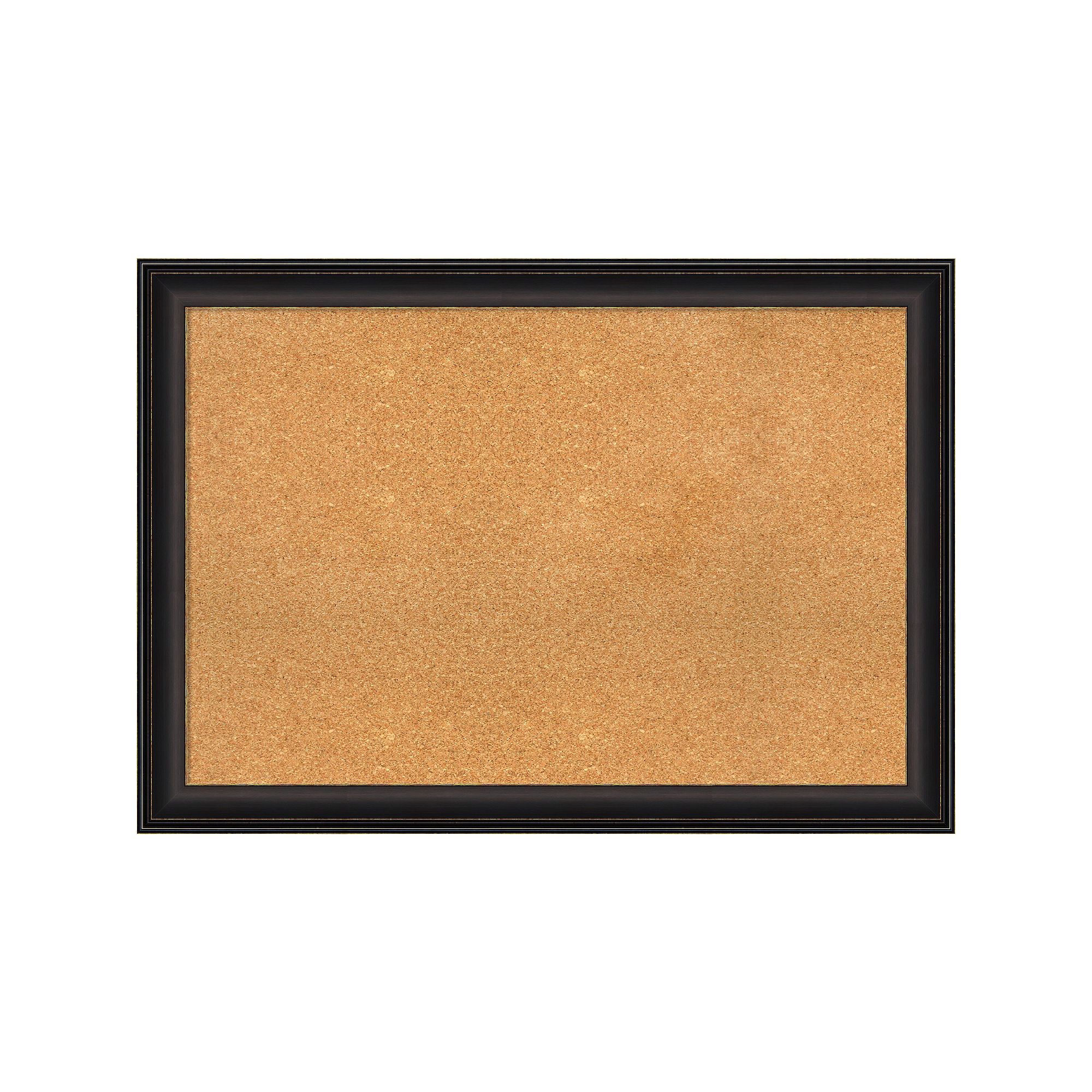 Amanti Art Trio Bronze Finish Framed Cork Board Wall Decor, Silver