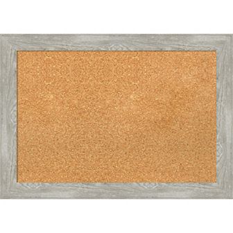 Amanti Art Dove Greywash Narrow Framed Cork Board Wall Decor