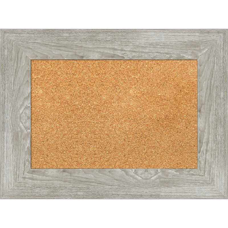 48820218 Amanti Art Graywash Dove Framed Cork Board Wall De sku 48820218