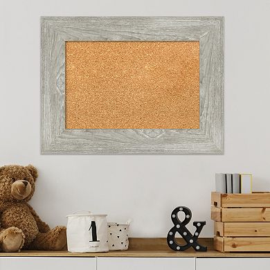 Amanti Art Graywash Dove Framed Cork Board Wall Decor