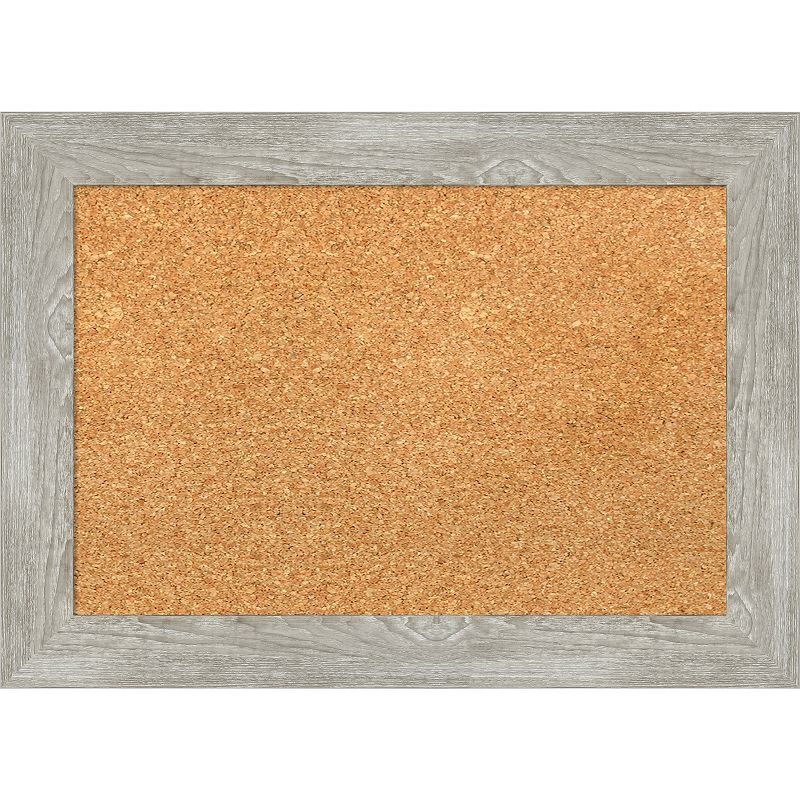 17683882 Amanti Art Dove Gray Wash Narrow Framed Cork Board sku 17683882