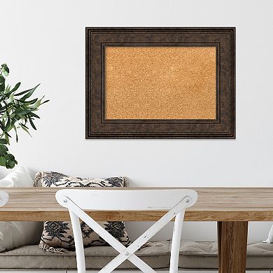 Amanti Art Ridge Bronze Finish Framed Cork Board Wall Decor