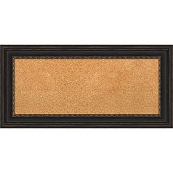 Amanti Art Accent Bronze Framed Natural Cork Board Wall Decor
