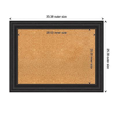 Amanti Art Shipwreck Black Framed Cork Board Wall Decor