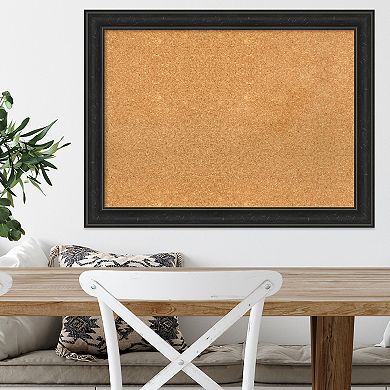 Amanti Art Shipwreck Black Narrow Framed Cork Board Wall Decor