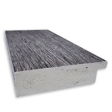 Amanti Art Bark Rustic Gray Framed Cork Board Wall Decor