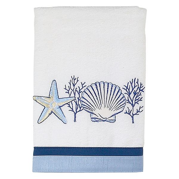 Avanti Bath Icons Hand Towel - White