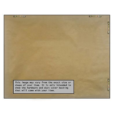 Amanti Art Furniture Espresso Narrow Framed Cork Board Wall Decor