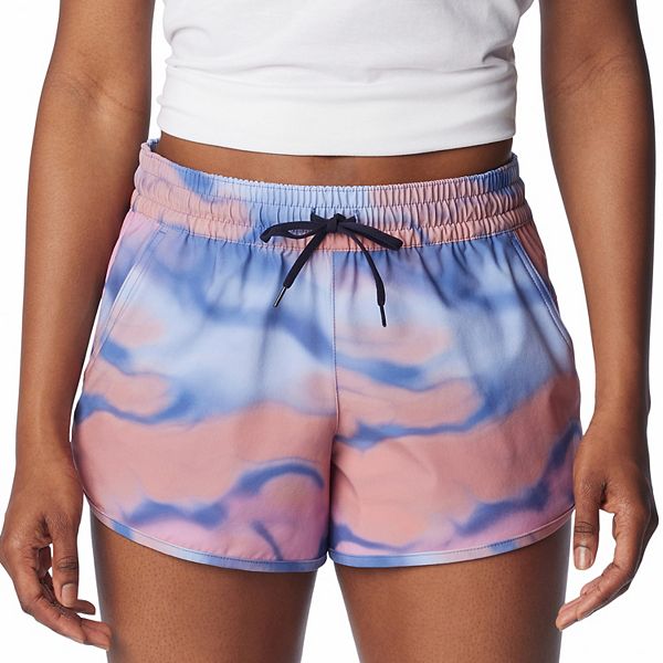 TIEVOSA Womens Cotton Shorts Womens Shorts Athletic Women Floral Print  Summer High Waisted Prints Plus Size Shorts Lacing Baggy Pants Blue :  : Clothing, Shoes & Accessories