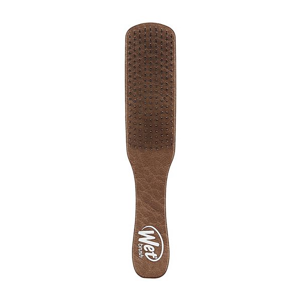 Wet Brush Men's Detangler Brown Leather Hairbrush