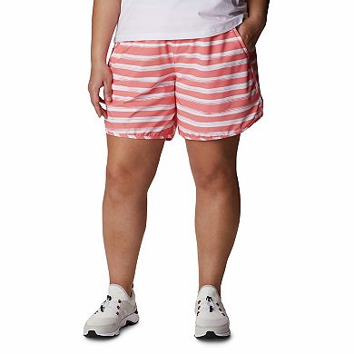 Plus Size Columbia Bogata Bay Print Omni-SHADE UPF 50 Shorts