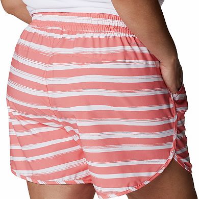 Plus Size Columbia Bogata Bay Print Omni-SHADE UPF 50 Shorts