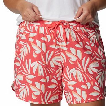 Plus Size Columbia Bogata Bay Print Omni-SHADE UPF 50 Shorts