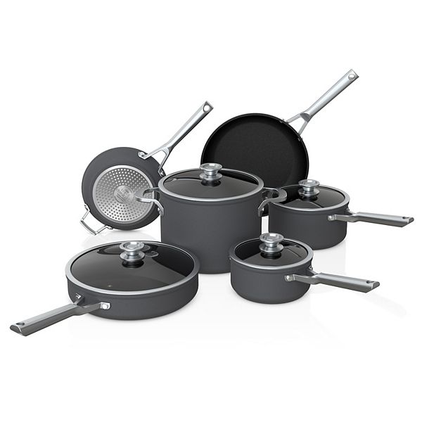 Ninja Foodi NeverStick Premium Anti-Scratch Nest System, 3-Piece Cookware Set C53300