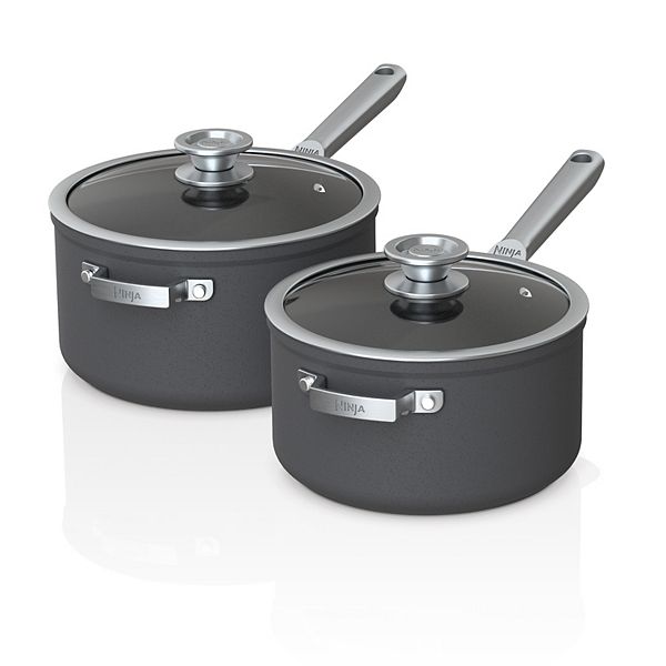 Ninja Foodi NeverStick Premium Anti-Scratch Nest System, 3-Piece Cookware Set C53300