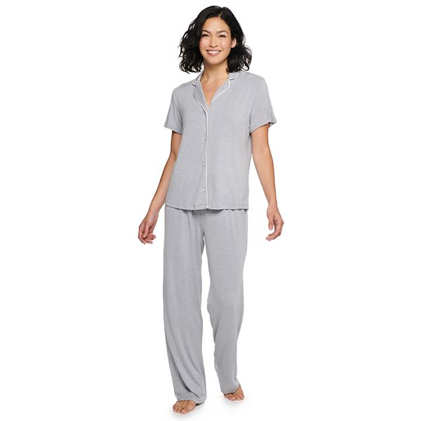 Women's Sonoma Goods For Life® Truly Soft Short Sleeve Pajama Shirt ...