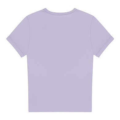 Girls 7-16 Champion Classic Script Tie-Front Tee