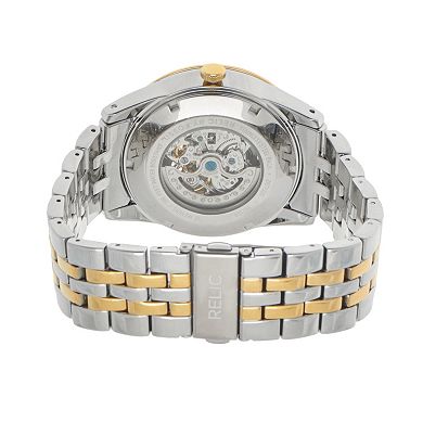 Relic by Fossil Men's Blaine Two Tone Automatic Watch - ZR77330