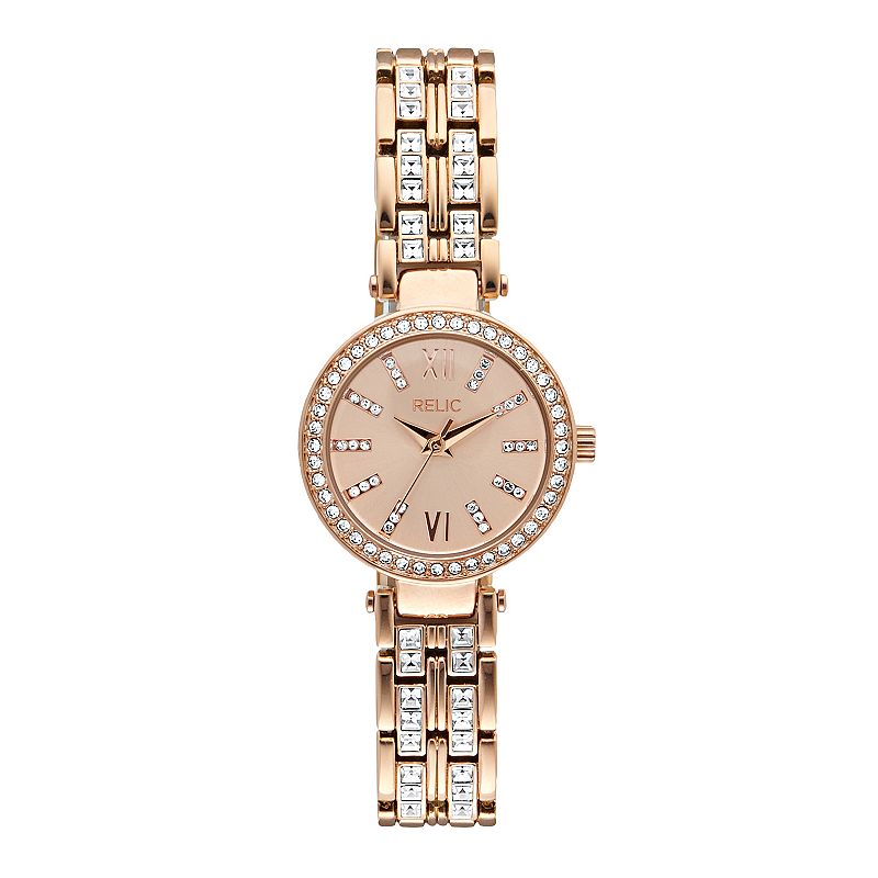 Womens RELIC by Fossil Anita Rose Gold Dial/Band Watch - ZR34628