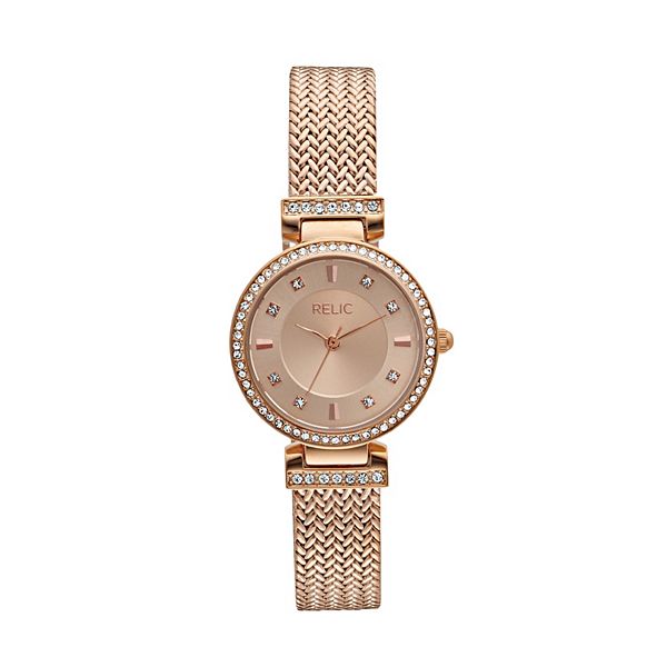 Relic watches womens hot sale rose gold