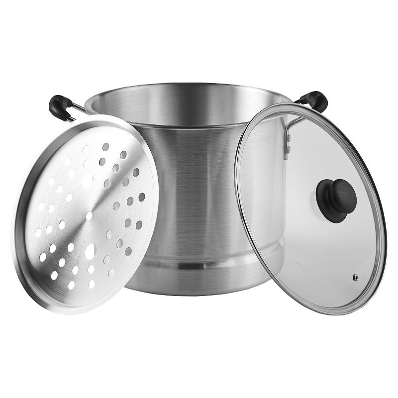 Imusa 24-Qt. Steamer with Glass Lid