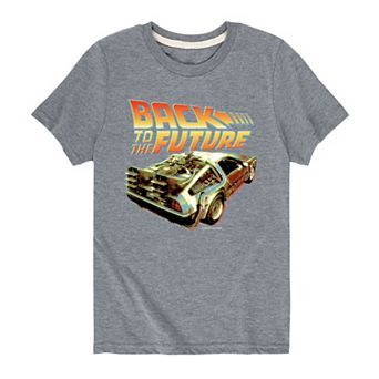 Boys 8-20 Back To The Future Delorean Tee