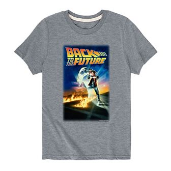Boys 8-20 Back To The Future Movie Poster Tee